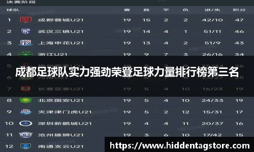 成都足球队实力强劲荣登足球力量排行榜第三名